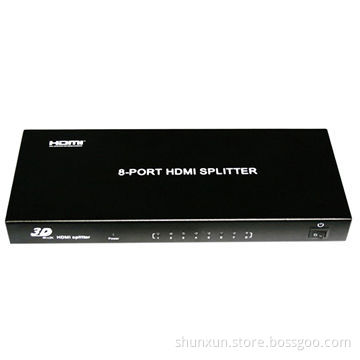 1x8 HDMI Splitter, 1-in-8 Out, Supports 3D at 1080p